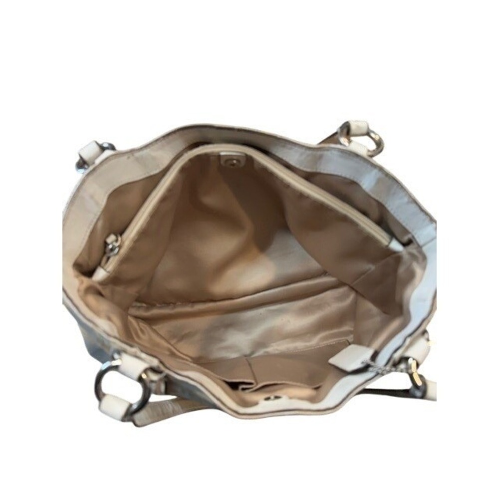 Coach Campbell Belle Carryall F25294 Champagne Signature Sateen Y2K Tote - Picture 5 of 8